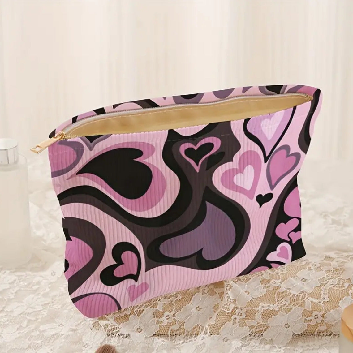 BLACK SWEETHEART COSMETIC BAG