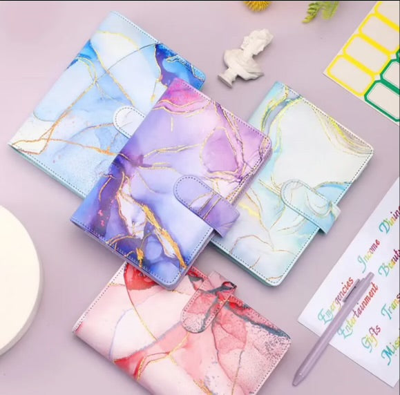 BLUE MARBLE BUDGET BINDER