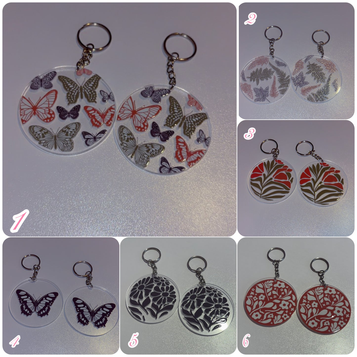 BRIANA’S GARDEN KEYCHAINS