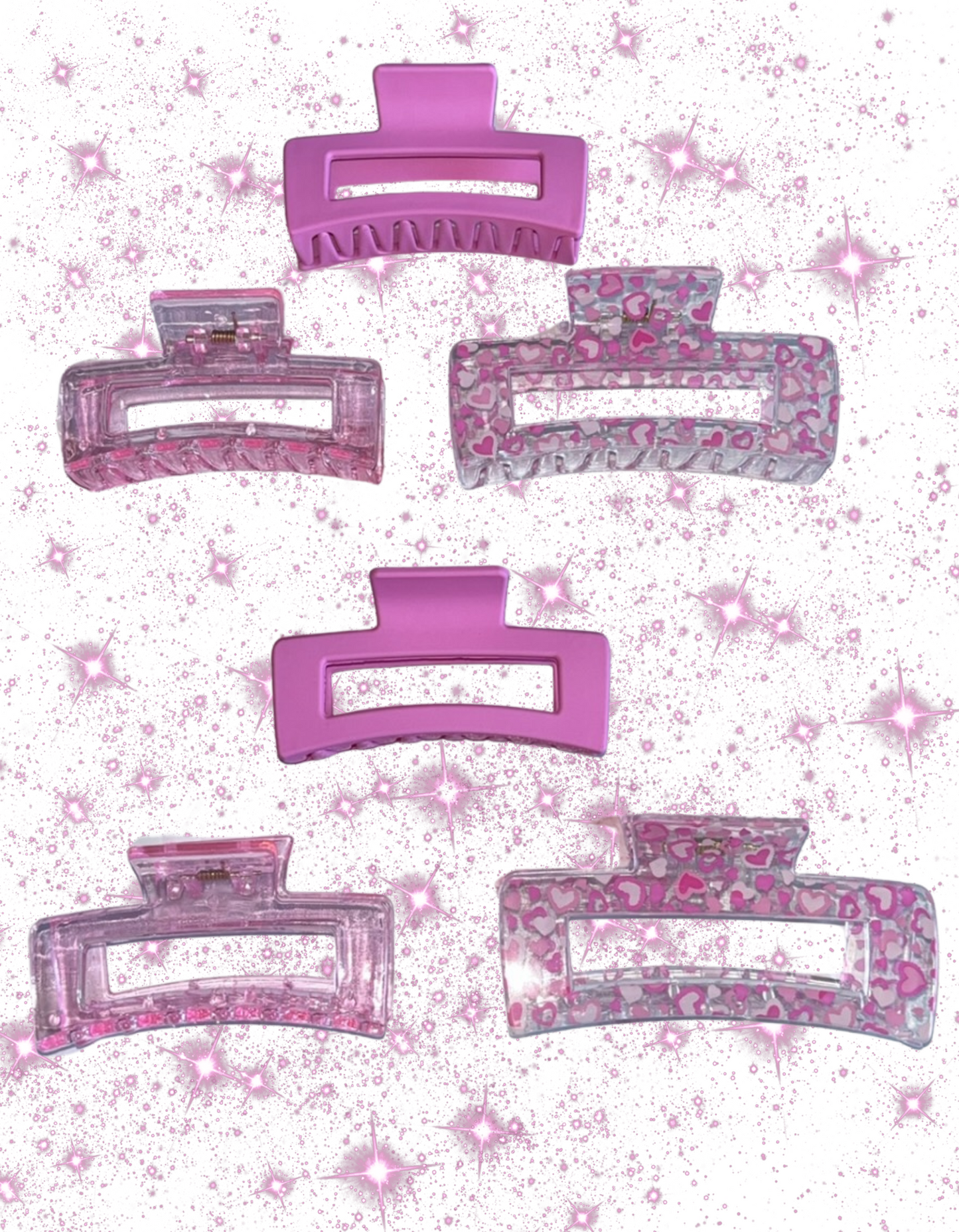 HEARTBREAKER HAIR CLAMPS
