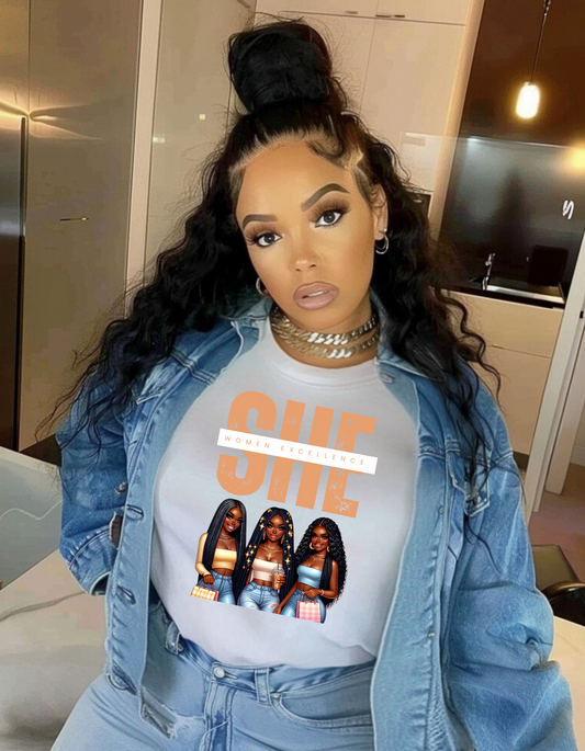 SHE (WOMEN EXCELLENCE) T-SHIRT